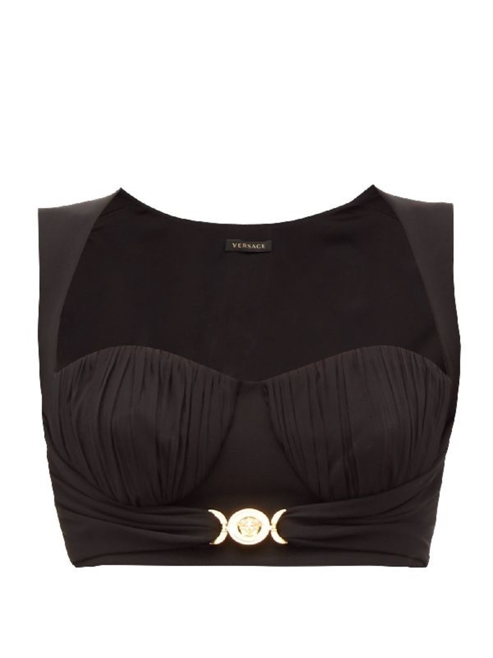 NWT Versace Medusa Bralette Crop Top Size 38